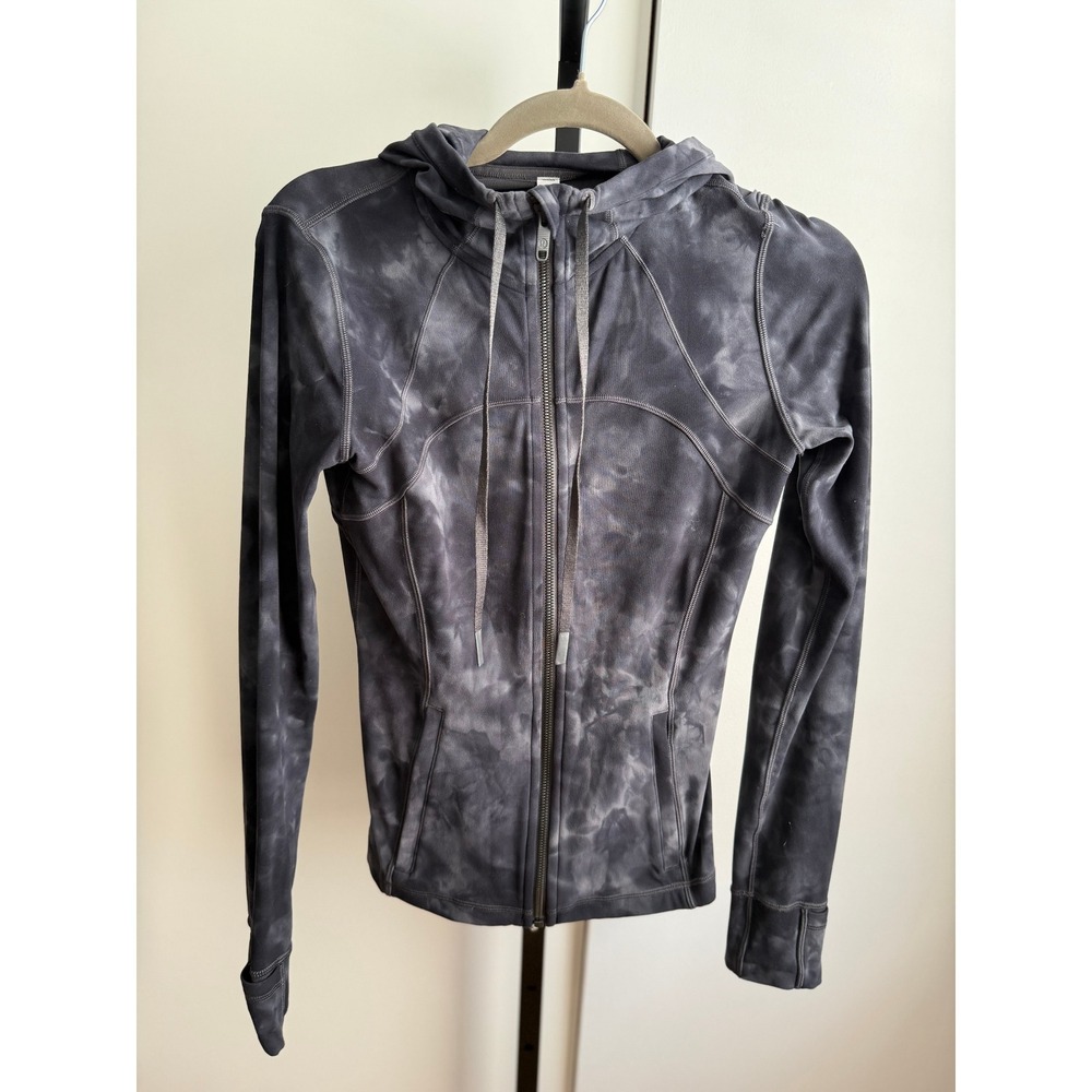 Lululemon Hooded Define Jacket *Nulu / Size 6 / Diamond Dye Pitch Grey Graphite